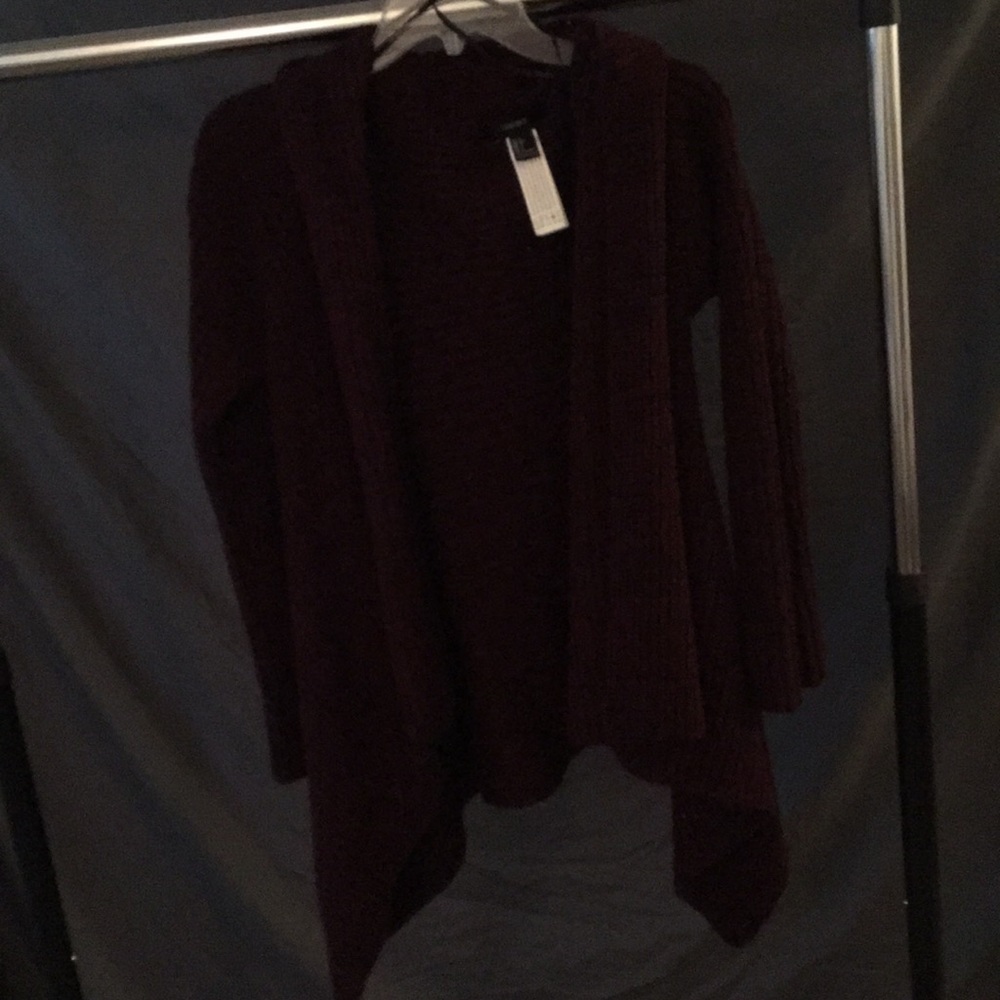 Cozy Maroon Cardigan